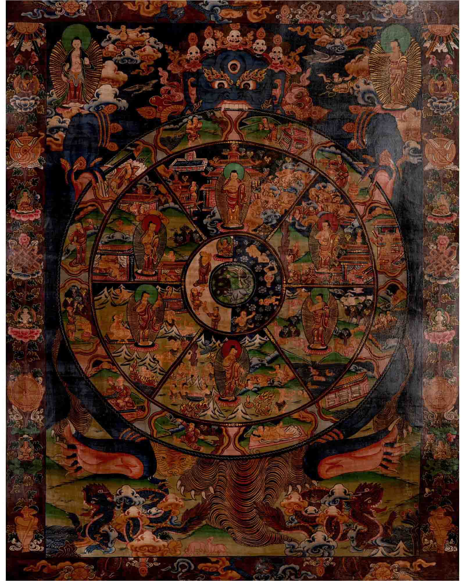 Bhavachakra Thangka 