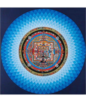 Blue Halo Kalachakara Mandala