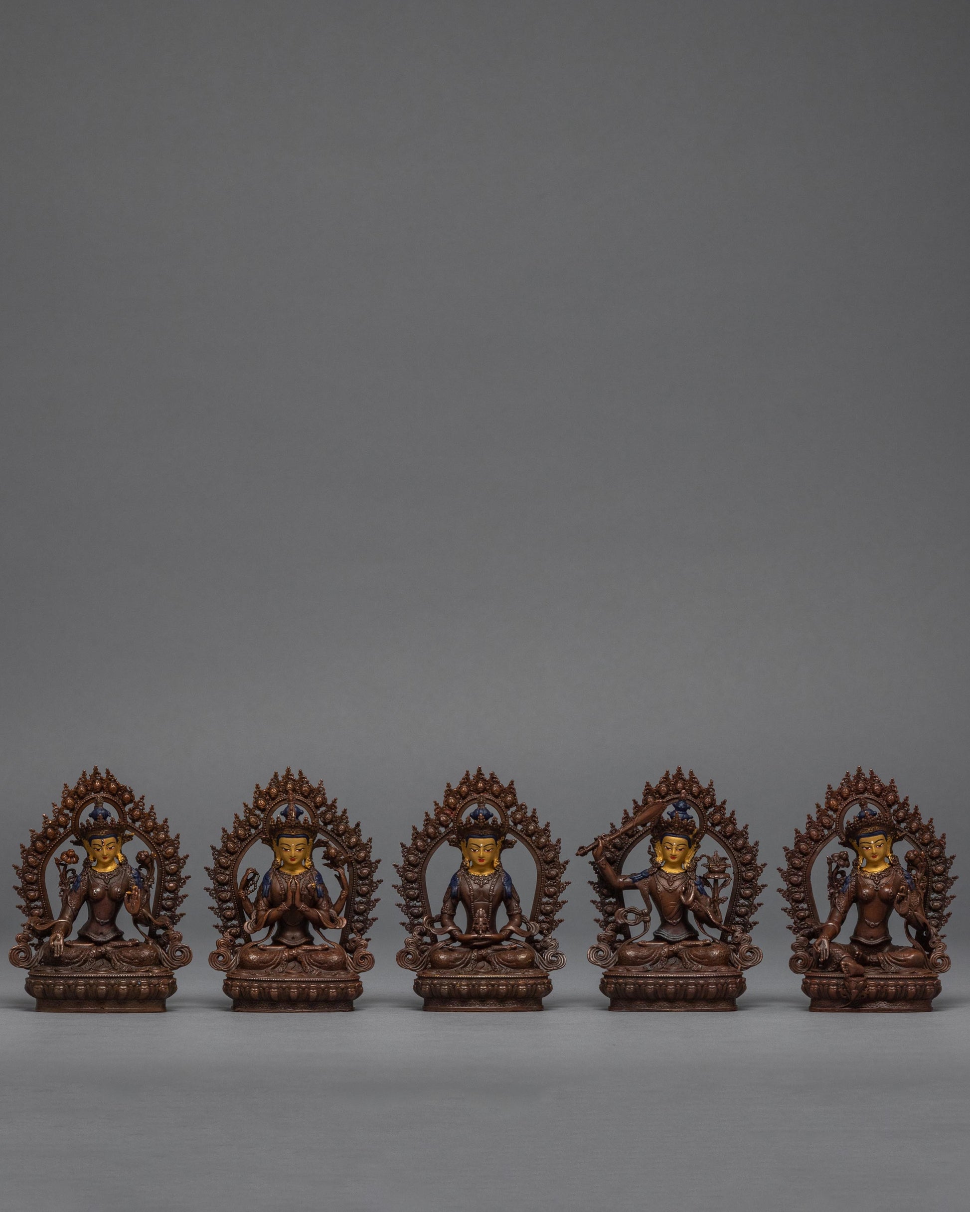 Boddhisattva Home Decor Statue Set