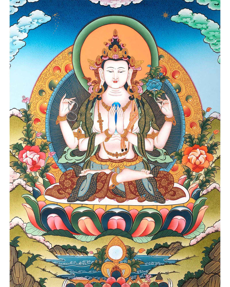 Bodhisattva Avalokiteshvara Thangka