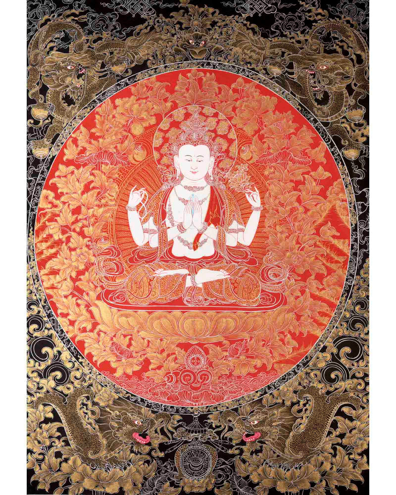 Bodhisattva Chenresig Thangka 