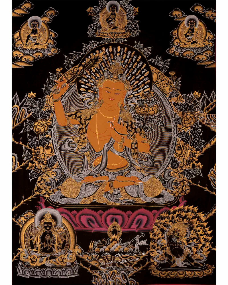 Bodhisattva Manjushree Thangka