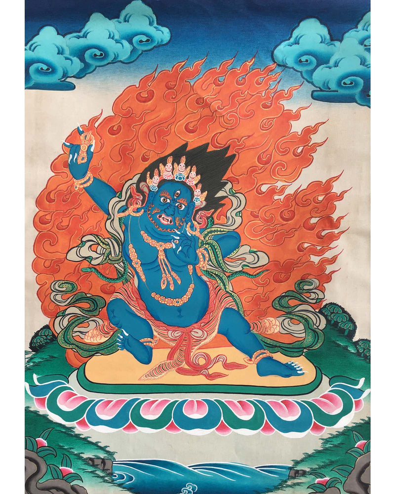 Bodhisattva Vajrapani Thangka