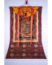 Brocaded Wheel Of Life Thangka