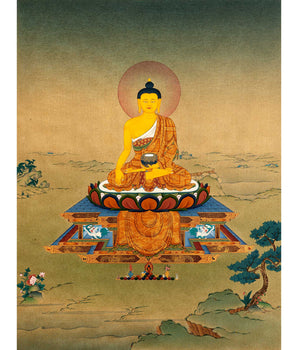 Shakyamuni Buddha, Tibetan Thangka