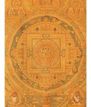 Gold Buddha Mandala