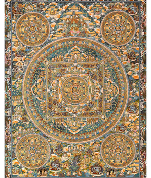 Mandala Buddha Thangka