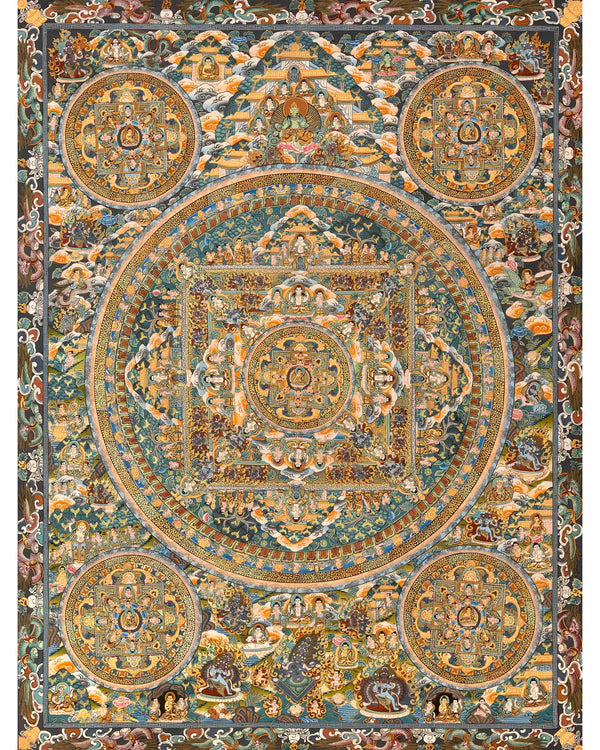 Mandala Buddha Thangka