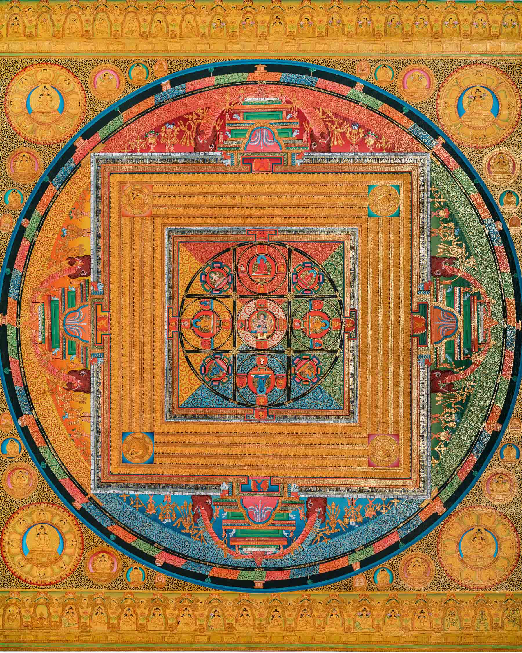 Buddha Vajradhatu Mandala | Virocana Mandala