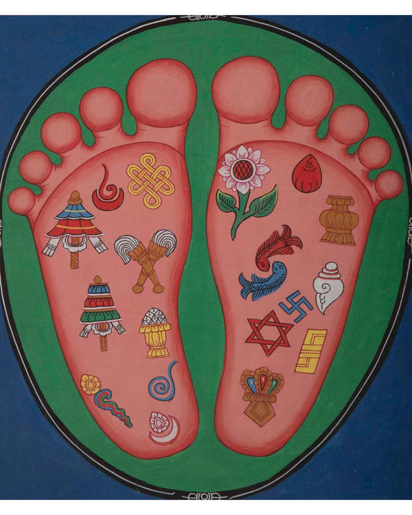 Buddha's Feet Laden