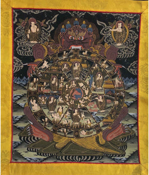Buddhist Bhavachakra Thangka