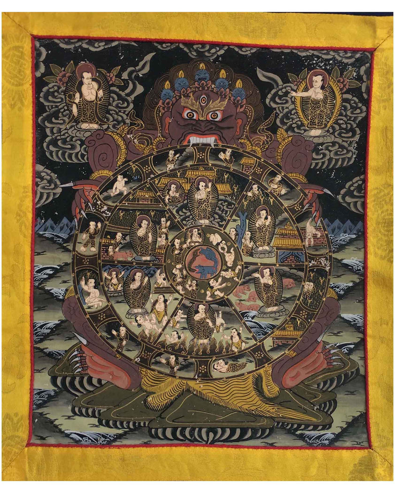 Buddhist Bhavachakra Thangka