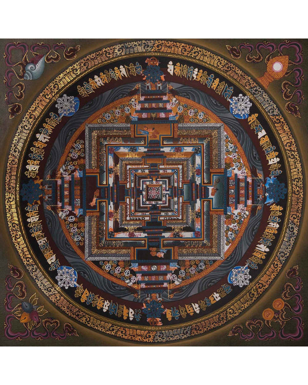 Buddhist Kalachakra Mandala