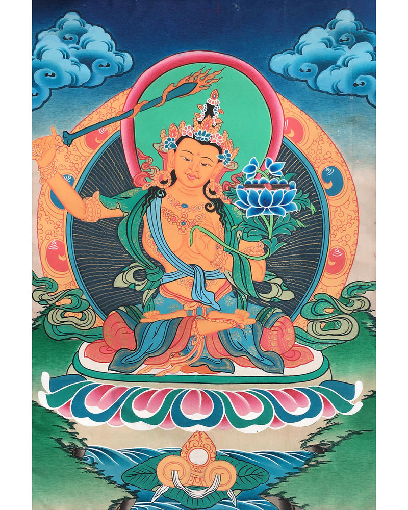 Buddhist Manjushri Thangka