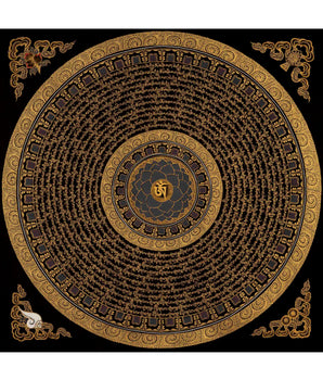 Buddhist Mantra Mandala