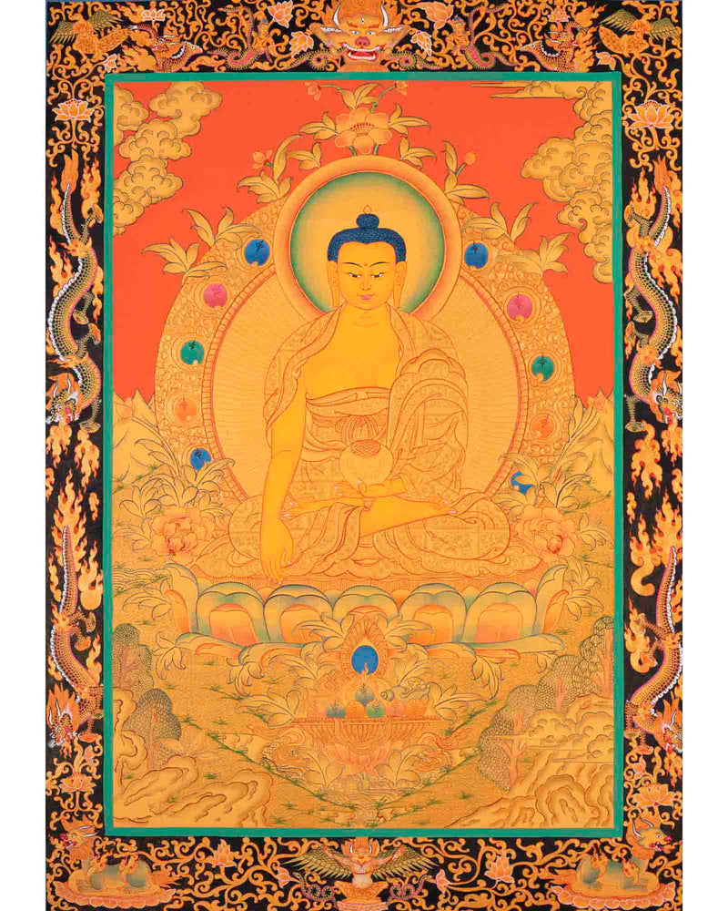 Buddhist Shakyamuni Buddha Thangka