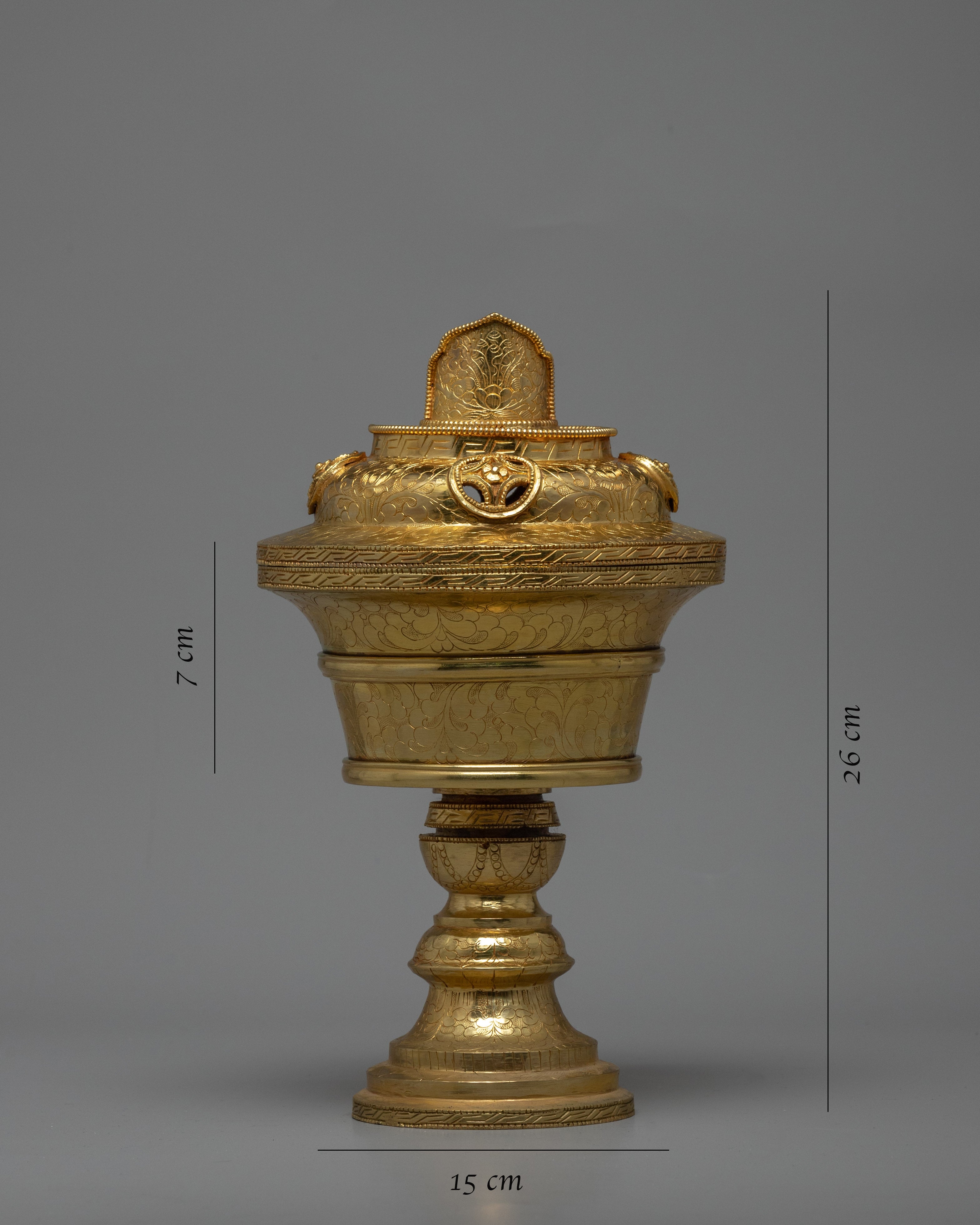 Buddhist Butter Lamp | Himalayan Artwork