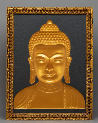 Wooden Buddha Head