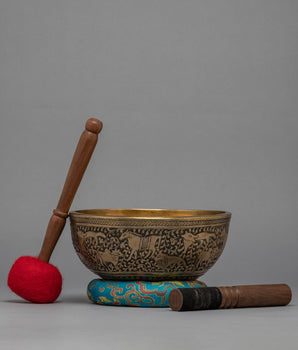 Carved Singing Bowl