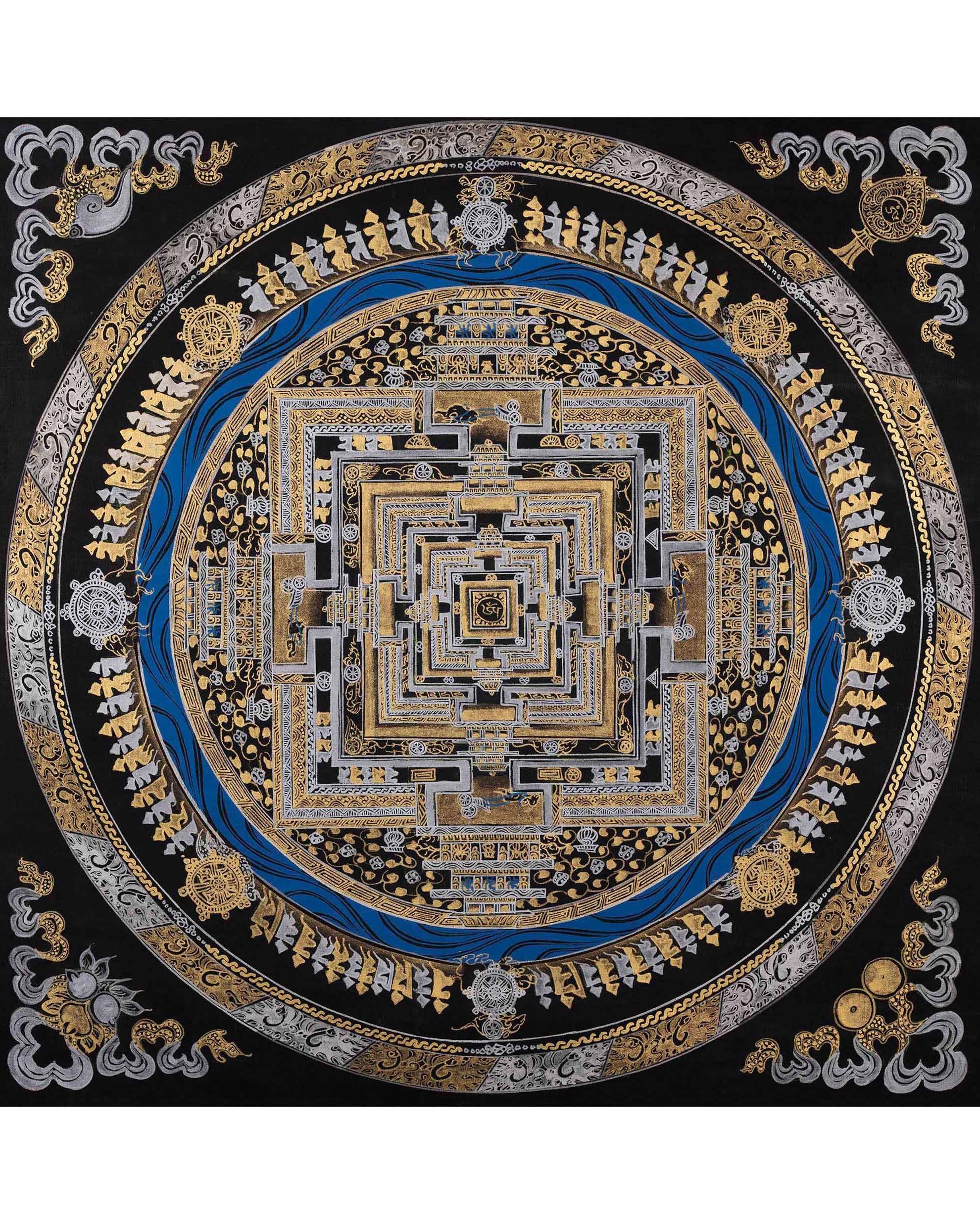 Colored Kalachakra Mandala