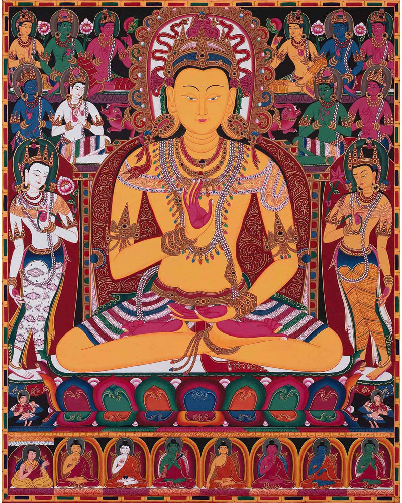 Colorful Buddha Thangka