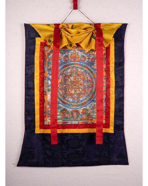 Colorful Buddha Mandala Thangka