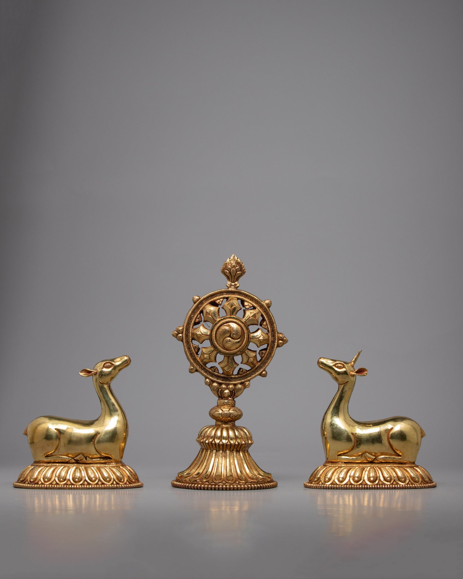 Dharma Ruler Dharma Wheel | Buddhist Symbol | Ritual Objects