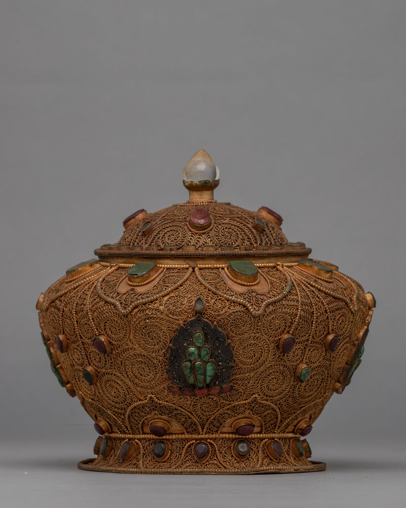 Copper Nesi Dhupur Pot