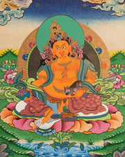 Dzambala Kubera Thangka