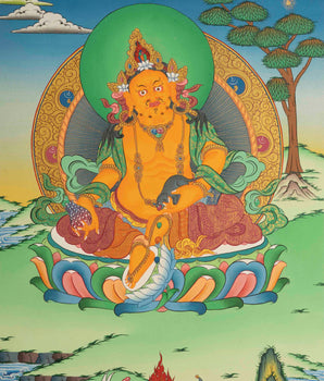 Dzambala Kubera Thangka
