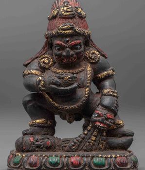 Vintage Dzambhala Statue