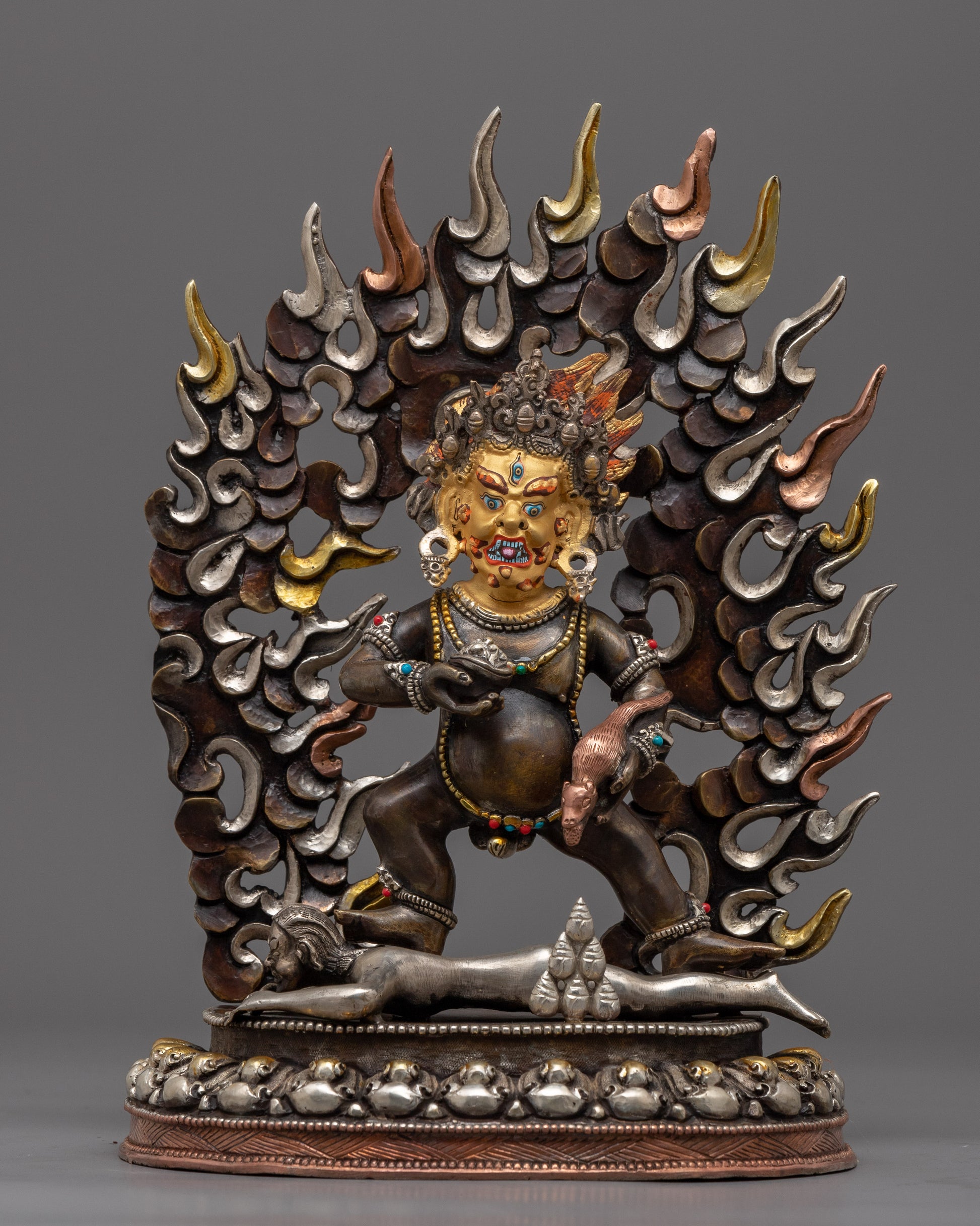  Black Dzambhala Statue