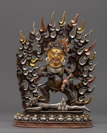  Black Dzambhala Statue