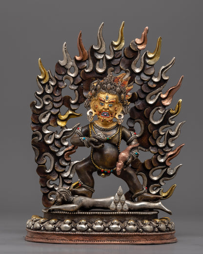  Black Dzambhala Statue
