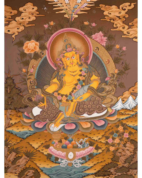 Dzambhala Tibetan Thangka
