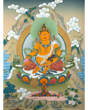 Traditional Wealth Deity Dzambala Thangka