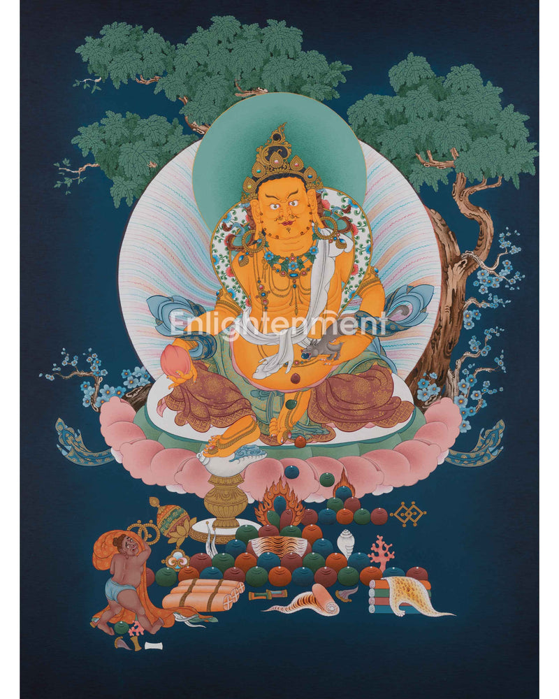 Dzambhala Thangka 