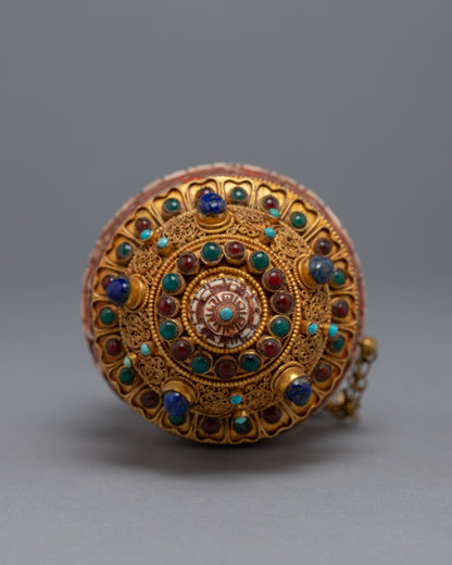 Tibetan Praying Wheel | Mantra crafted Wheel