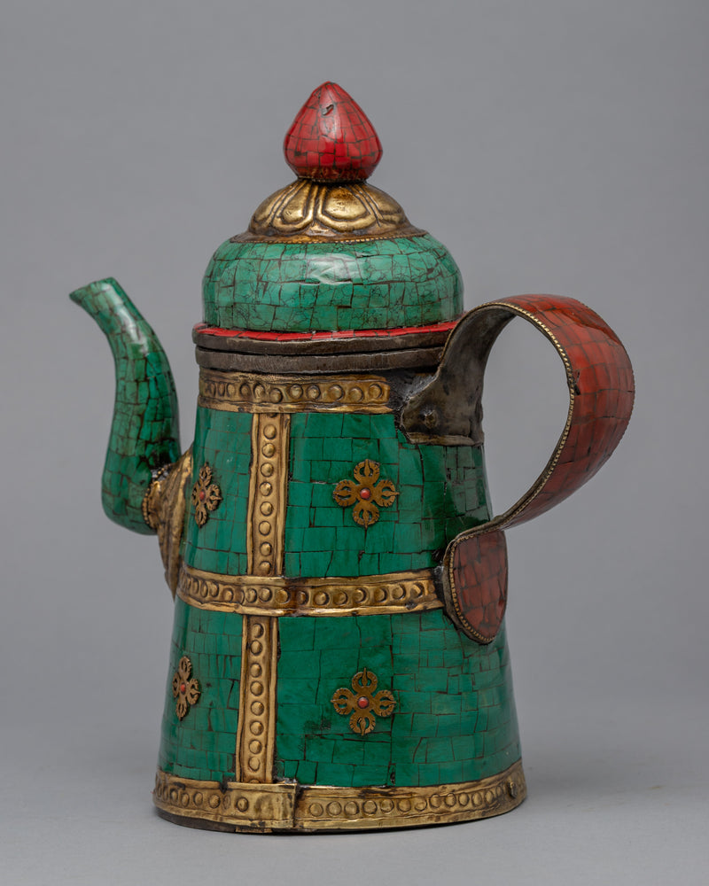 Buddhist Ritual Tea Pot | Himalayan Art Work