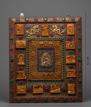 The Life of The Buddha Thangka | Wall Hanging Art