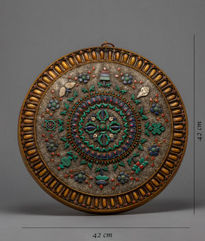 Vishwo Vajra Round Buddhist Mandala | Wall Hanging