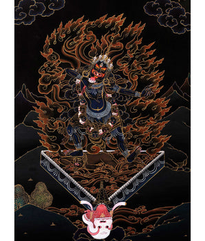 Ekajati Practice Thangka | Traditional Hand Painted Artwork