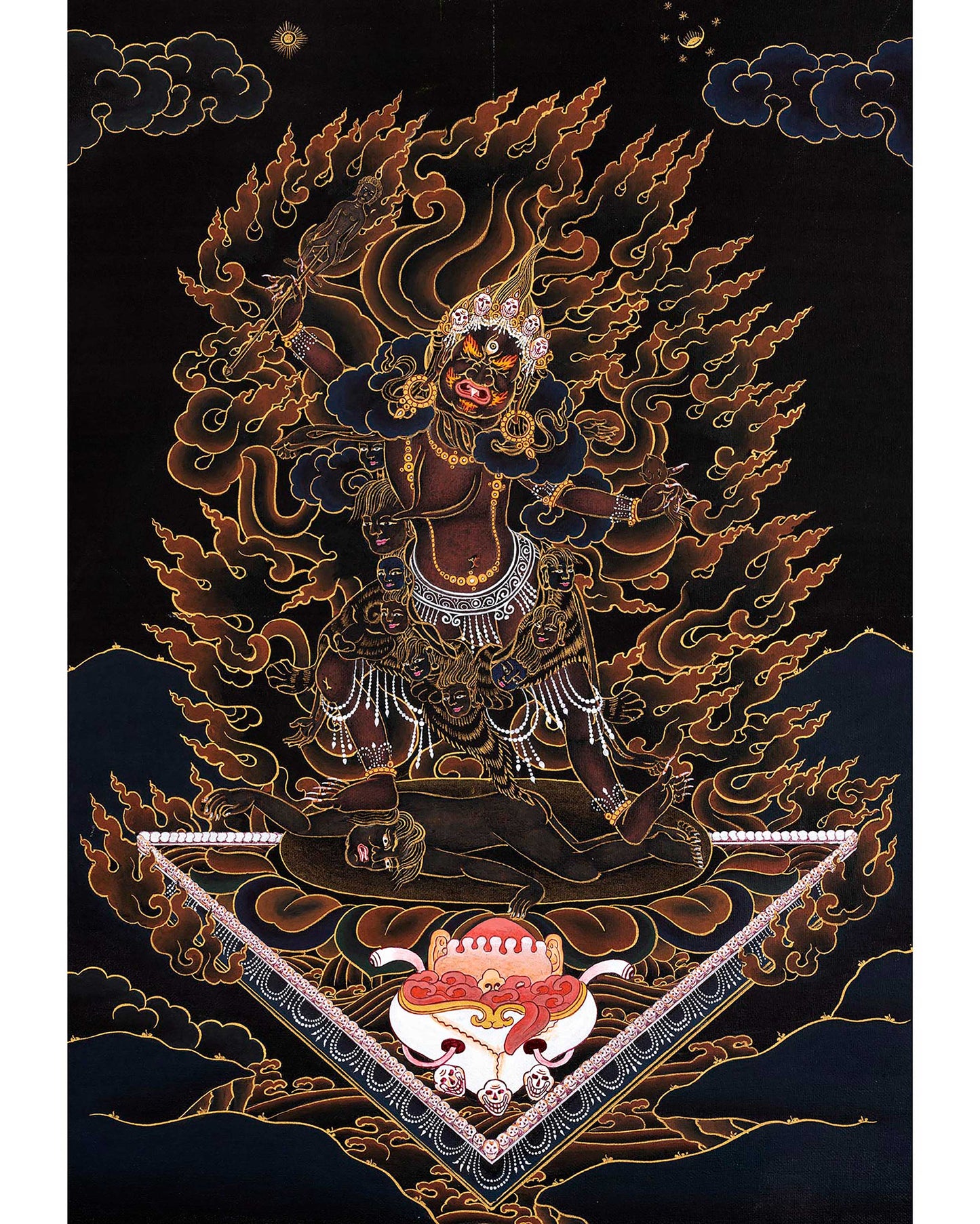 Ekajati Prayer Thangka | Traditional Tibetan Buddhist Painting