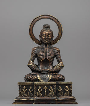 Fasting Buddha Statue