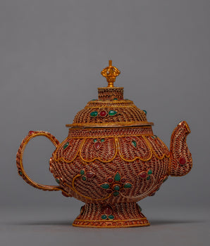 Gem Filigree Tea Pot