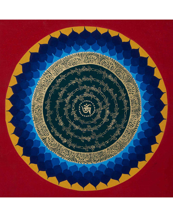 Flower Mandala Thangka