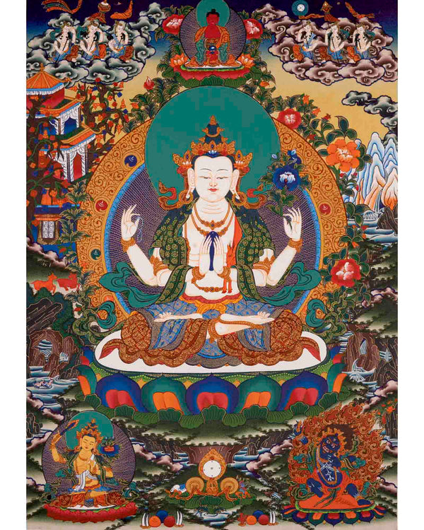 Four-Armed Avalokiteshvara Chenresig