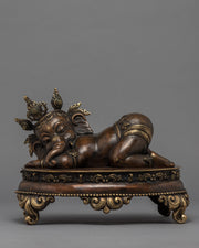 Sleeping Ganesh Statue