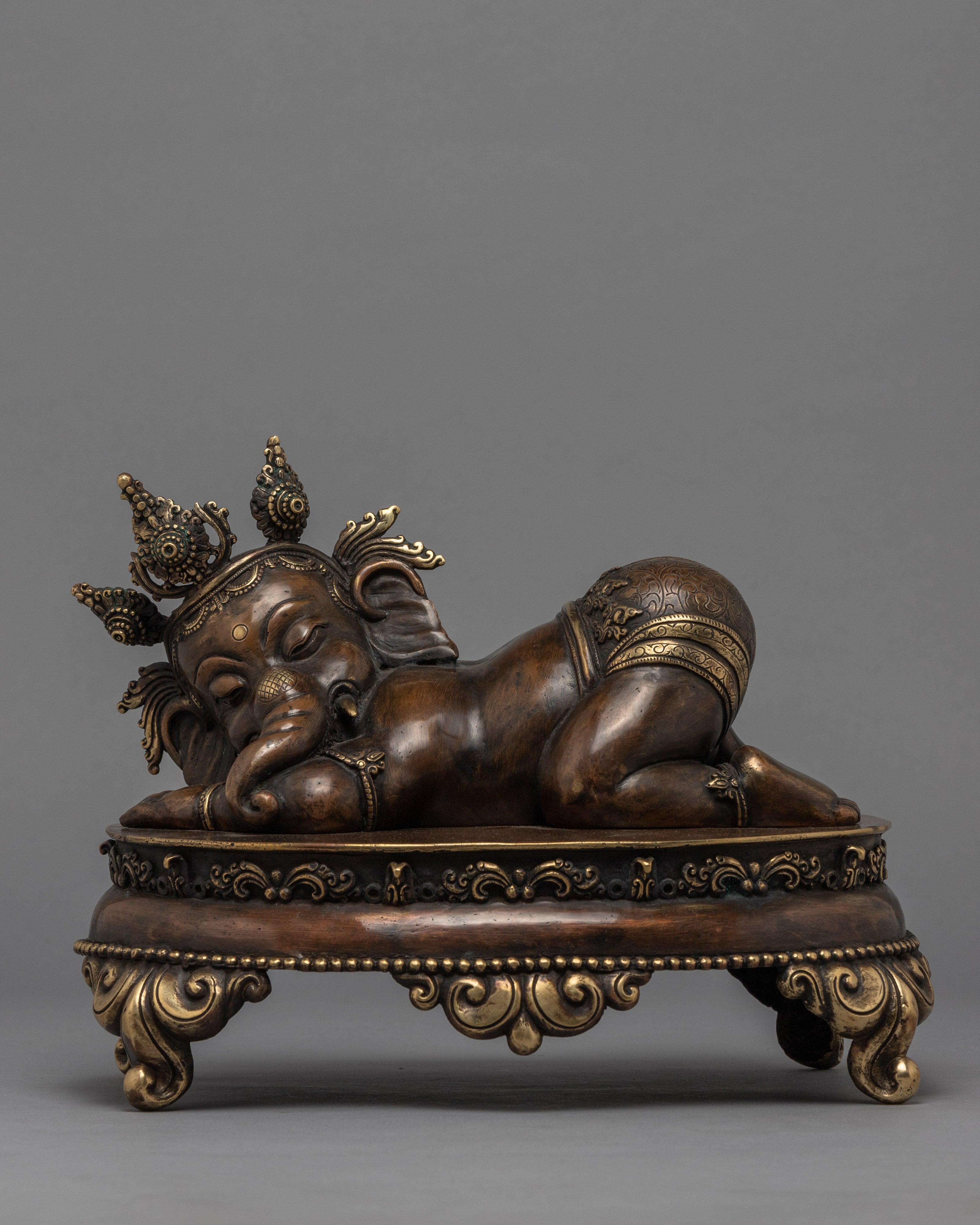 Sleeping Ganesh Statue