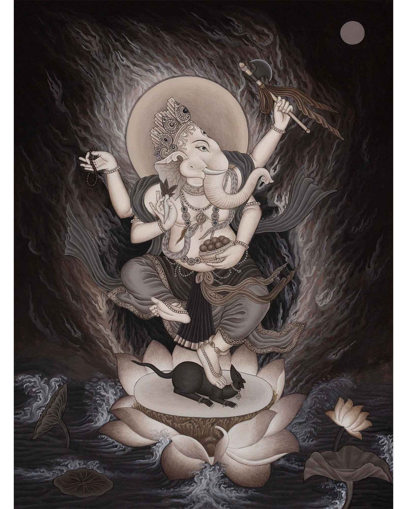 Ganesha Thangka